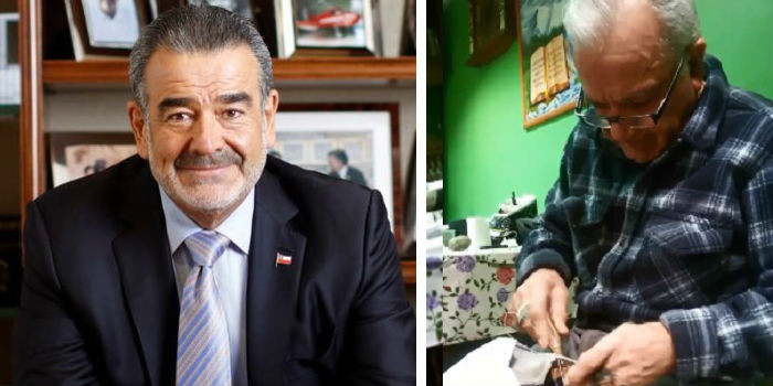 Luksic es elogiado tras cumplir su promesa: visitó a fabricante de balones en La Pintana