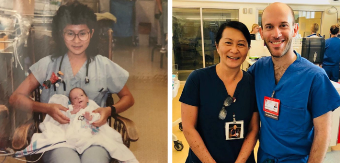 Enfermera descubrió por sorpresa que colega era el bebé prematuro que cuidó hace 28 años