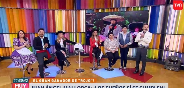 Juan Ángel de 'Rojo' le permitió al 'Muy buenos días' vencer en rating a 'Mucho Gusto'