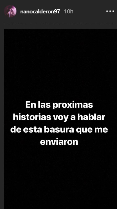 Nano Calderón / Instagram