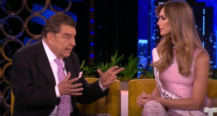 Gesto de Don Francisco con Miss España fue catalogado de transfóbico: no la saludó de beso