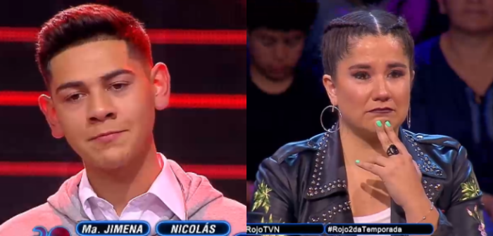 Cantante de Rojo olvidó la letra y pasó directo a capilla: Carolina Soto terminó llorando