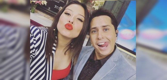 Karol y Coté Quintanilla protagonizaron hilarante caída durante móvil en Mucho Gusto