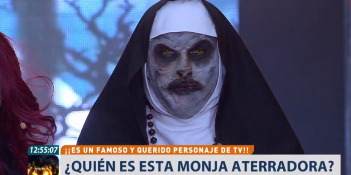 Juan Ángel Mallorca se disfrazó de La Monja en 