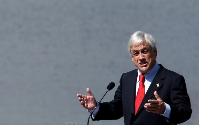 Piñera sacó ronchas tras usar 
