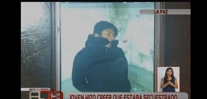 Joven boliviano de 19 años fingió secuestro para alarmar a compañera y pedirle fotos porno