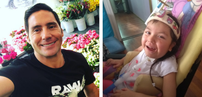 El bello gesto de Pancho Saavedra con niña que quedó tetrapléjica y que ahora se graduará
