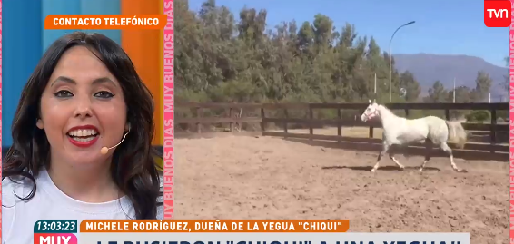 La notable reacción de 'Chiqui' Aguayo al enterarse que bautizaron a yegua con su nombre