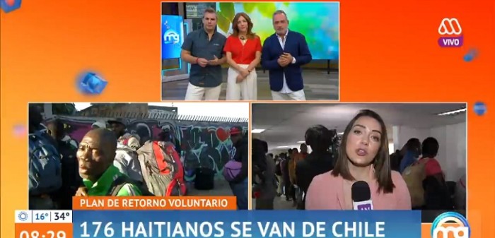 Periodista de Mucho Gusto se disculpa con joven haitiana por realidad que vivió en Chile