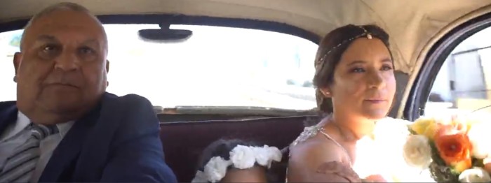 Fracturas no fueron impedimento: novia tiene accidente camino a la iglesia y se casa igual