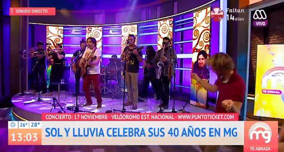 ¿Evitó la polémica? 'Sol y Lluvia' se presentó en Mucho Gusto sin Paty Maldonado en el set