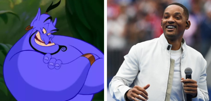 Revelan primeras imágenes de Will Smith como 'El Genio' de Aladdin en versión live action