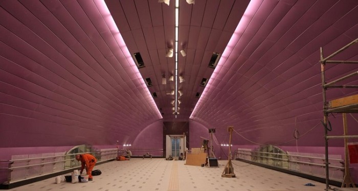 Metro reveló 'tierno' color en estación de futura Línea 3 y redes sociales estallaron