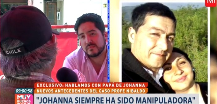 TVN reveló amenazante audio de madre de Johanna Hernández a padre de la imputada