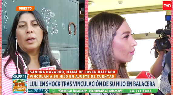 Madre de menor baleado en Las Condes reafirma que hijo de Nicole Moreno está involucrado