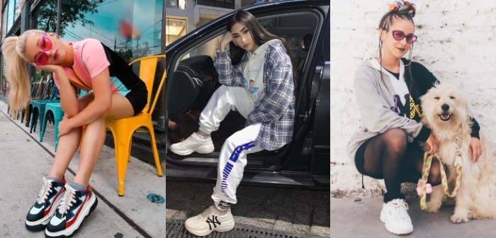¿Tienes alguna? Las tendencias en zapatillas para el 2019 que las famosas chilenas ya están usando