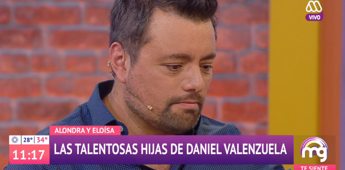 Daniel Valenzuela visitó Mucho Gusto con sus hijas Alondra y Eloísa: se emocionó al hablar de ellas
