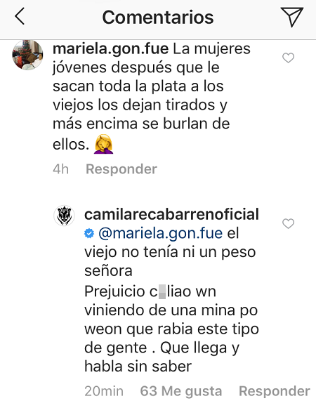 Camila Recabarren | Instagram