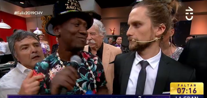 ¿Racismo? Las bromas hacia Maluco en especial de Año Nuevo de CHV que desconcertaron en redes