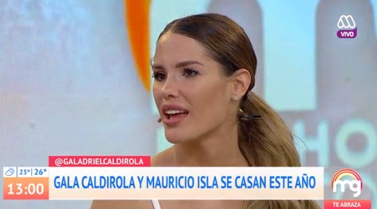 Gala Caldirola reveló el importante sueño que decidió postergar por su matrimonio con Mauricio Isla