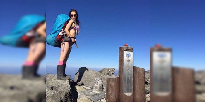 Joven conocida por escalar montañas en bikini muere de hipotermia en parque nacional de Taiwán