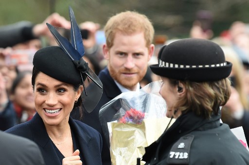 Feliz y radiante: así lució Meghan Markle su abultada guatita durante evento protocolar