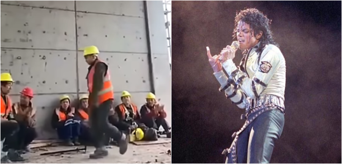 ¿La reencarnación de Michael Jackson? Obrero la rompe en redes imitando los pasos del Rey del Pop