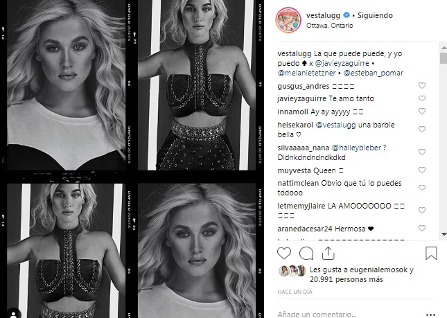 Vesta Lugg / Instagram