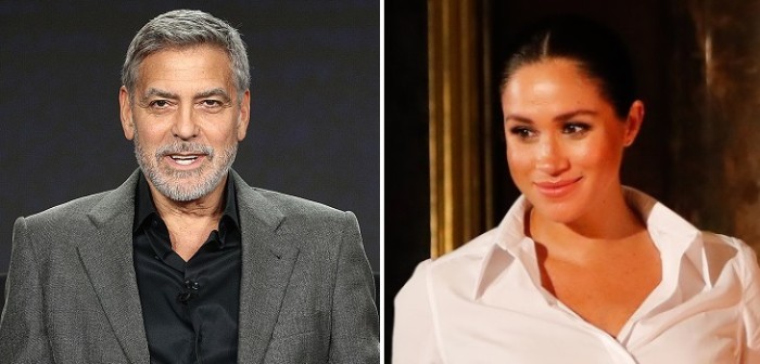 La preocupación de George Clooney sobre Meghan Markle que te hará recordar a Diana de Gales