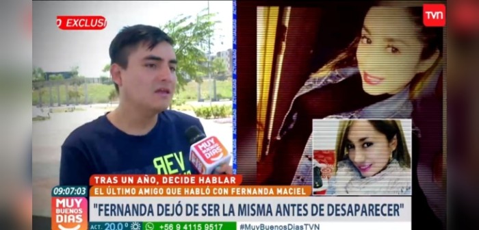Amigo que dice ser el último que habló con Fernanda Maciel sacó la voz: 