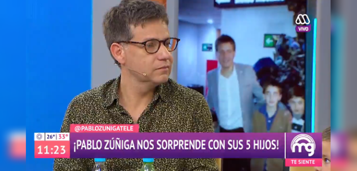 Pablo Zúñiga presentó a sus 5 hijos en 