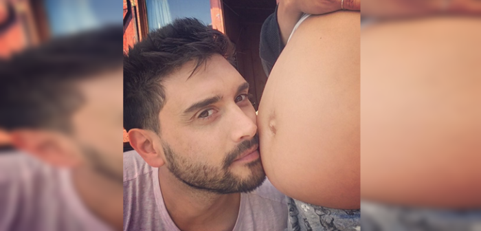 Papá chocho: Ignacio Franzani presentó a su hija recién nacida con tierna imagen juntos