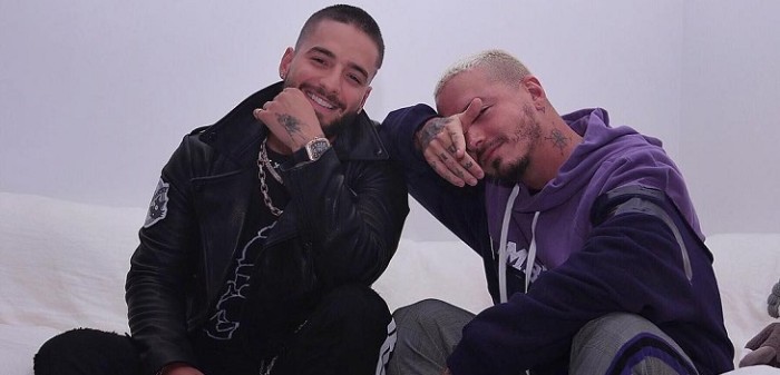 El simpático troleo de J Balvin por corte de pelo de Maluma durante encuentro en Nueva York