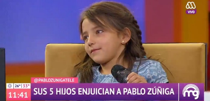 La inocente y cómica pregunta de hija de Pablo Zúñiga tras escuchar risa de José Miguel Viñuela