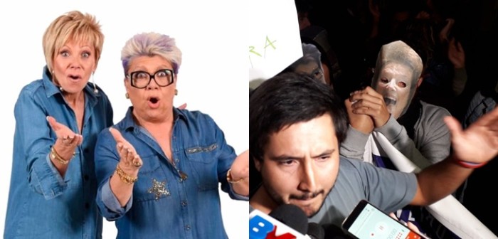 Ahora fue peor: nueva funa a 'Las Indomables' terminó en pelea entre manifestantes y asistentes