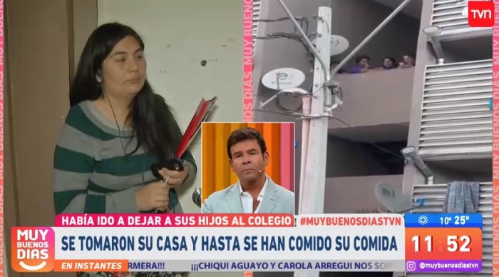 Mujer denunció que se tomaron su departamento en Quilicura: ocupante se justificó en Muy Buenos Días