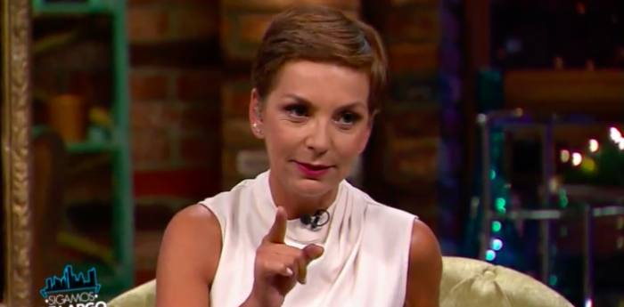 Fran García-Huidobro tras su arribo a Sigamos de Largo: 