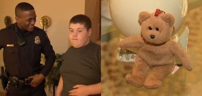 Niño con autismo perdió a su oso y llamó al 911 para que lo rescataran: policía tuvo bondadoso gesto