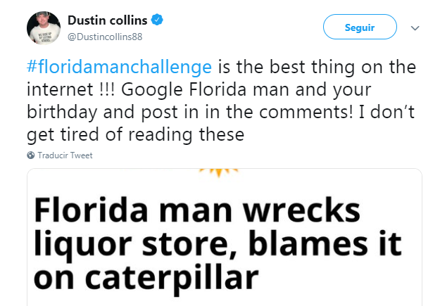 #FloridaMan: descubre de qué se trata el insólito viral del momento