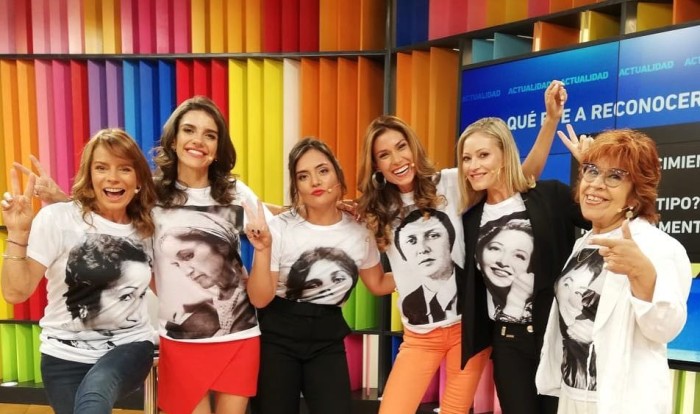 Mujeres se tomaron el Muy Buenos Días para homenajearse este 8M: usaron particulares poleras