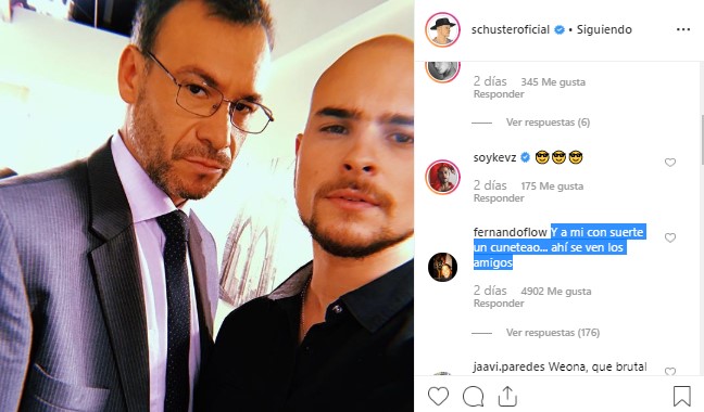 Augusto Schuster fue trolleado por Fernando Godoy