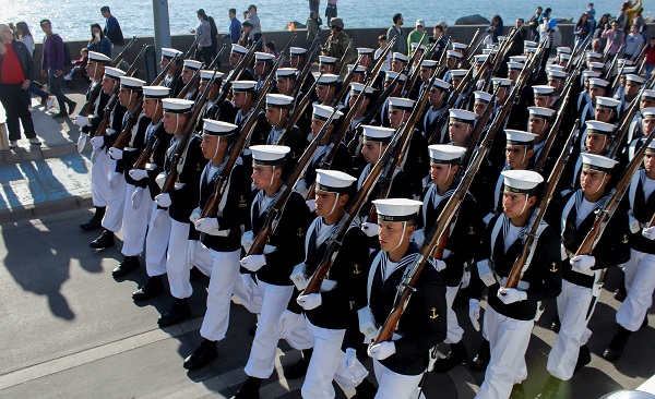 Desfile de Conmemoración del combate Naval de Iquique en Viña del Mar