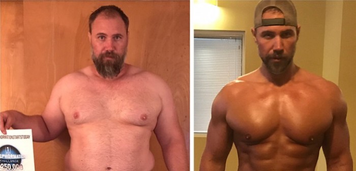 Querer es poder: hombre bajó 40 kilos en sólo cinco meses con sencillos cambios en su dieta