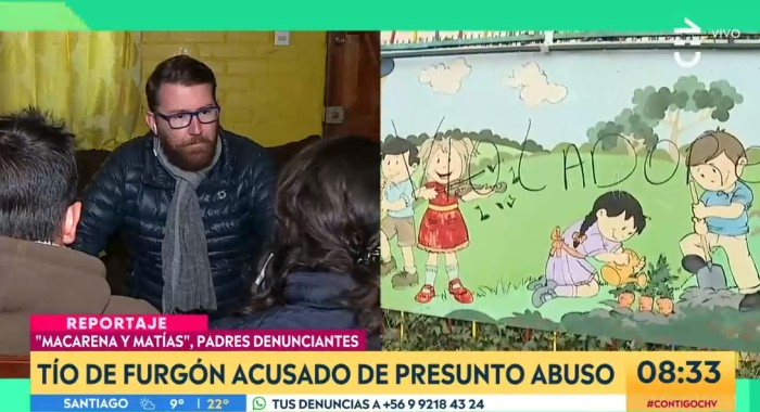 Apoderados relatan cómo habrían ocurrido los presuntos abusos de tío de furgón en Cerro Navia