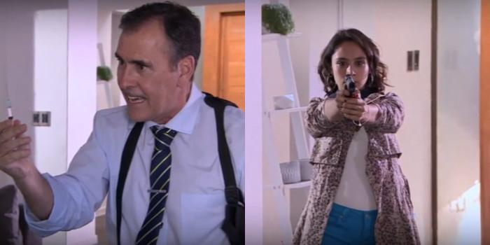 Cristián Campos reveló cómo se grabó la violenta escena donde le disparan en 