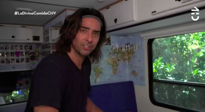 Cristián Riquelme mostró en La Divina Comida la espectacular casa rodante en la que viajó por 3 años