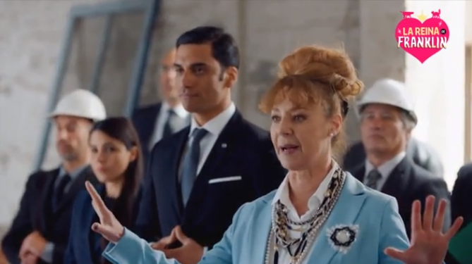 Muy distinto al de “La Reina de Franklin