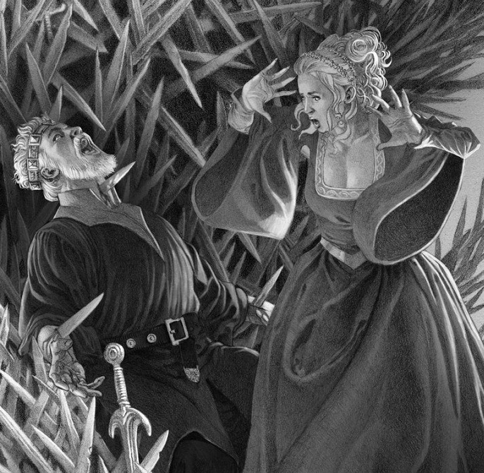 Ilustración de Dough Wheatley | FIRE AND BLOOD BOOK