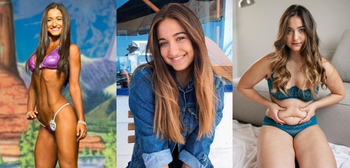 Influencer dejó su vida extremadamente fitness para mostrar su cuerpo natural y sin retoques