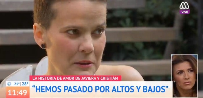 Javiera Suárez rompió en llanto al hablar de su marido en matinal: 